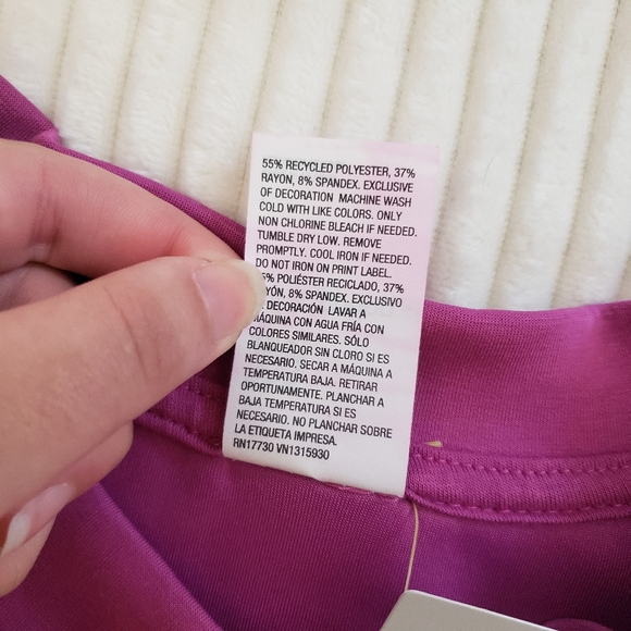 All In Motion women’s Sandwash Pickleball Crew Purple Sweatshirt L NWT - Picture 10 of 16